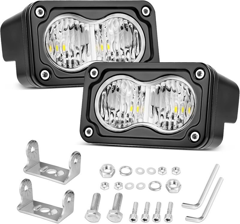 Niking Auto 2Pcs 3 Inch 40W LED Pods Light for Off Road Fog Lights - Image 1