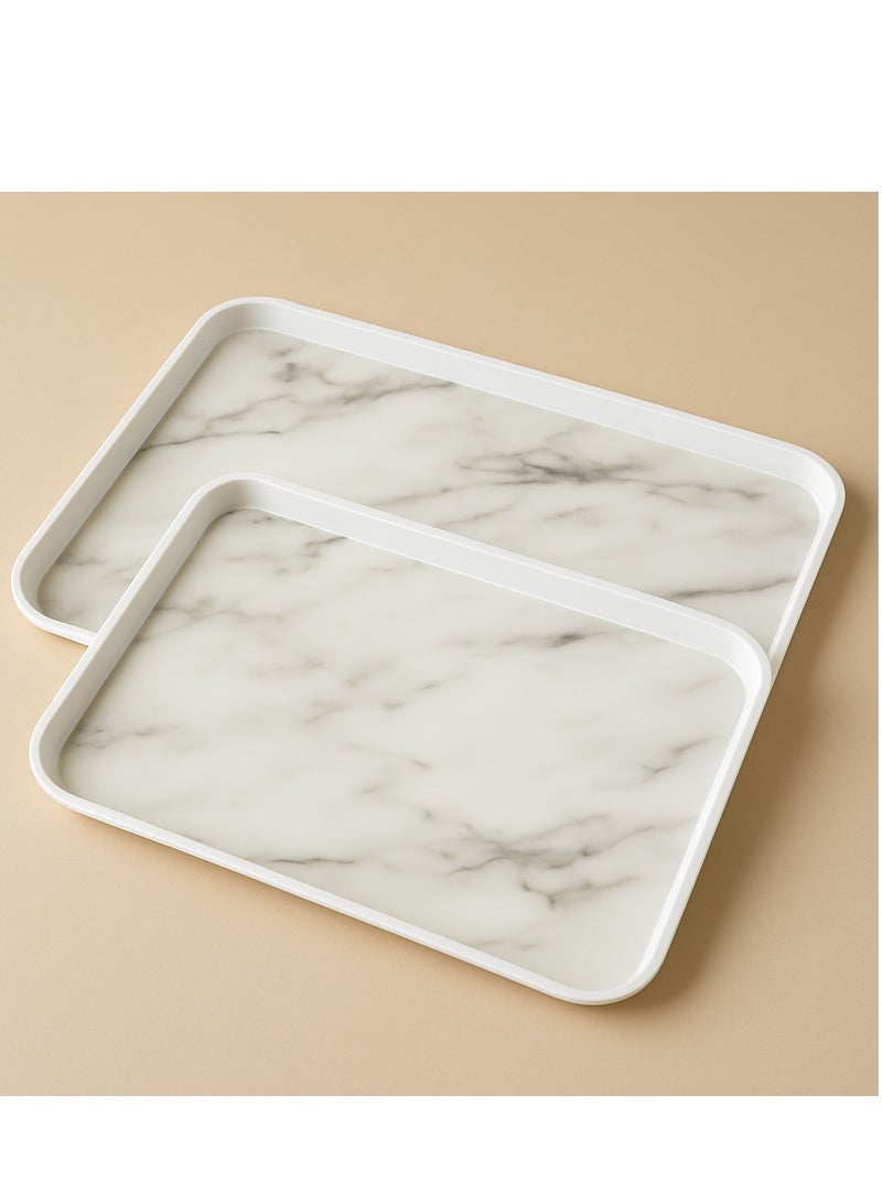 المفرج طقم من قطعتين صواني للتقديم والضيافة - Image 3