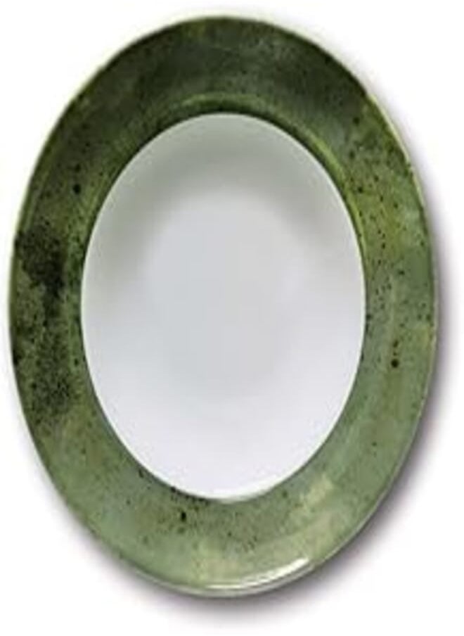 Saturnia Saturnia porcelain pasta bowl 26.5 cm - tree green - napoli 