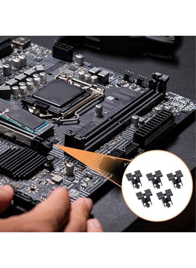 PCIe Graphics Card Slot Socket with Fixing Clip Durable Replacement for Desktop Motherboard GPU Repair - Image 5