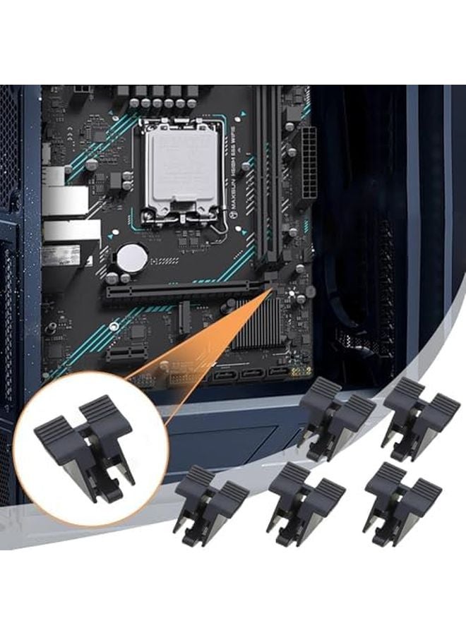PCIe Graphics Card Slot Socket with Fixing Clip Durable Replacement for Desktop Motherboard GPU Repair - Image 3