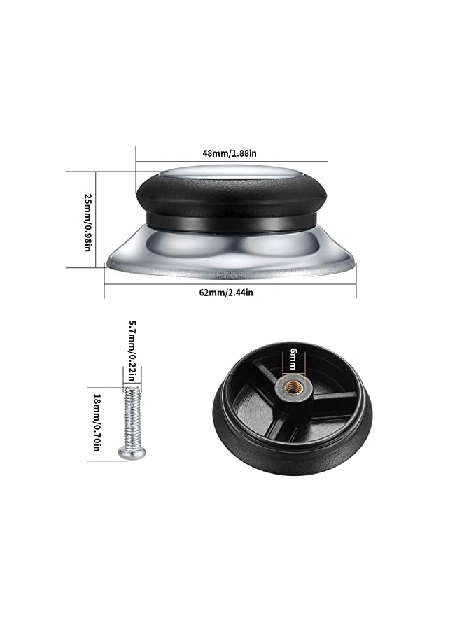 KASTWAVE Lid Knobs, 4 Pcs Universal Pot Lid Handle Covers, Heat Resistant Kitchen Cookware Pan Lid Cover Hand Grip Replacement Knobs Handles for Frying Pan Saucepan Lid Cover Handles Knobs  - Image 3
