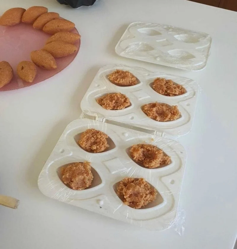 Rennway Practical Kibbeh - Filled Cookie Making Apparatus 3 Pieces