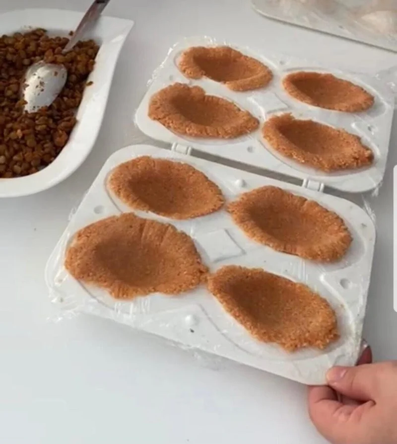 Rennway Practical Kibbeh - Filled Cookie Making Apparatus 3 Pieces