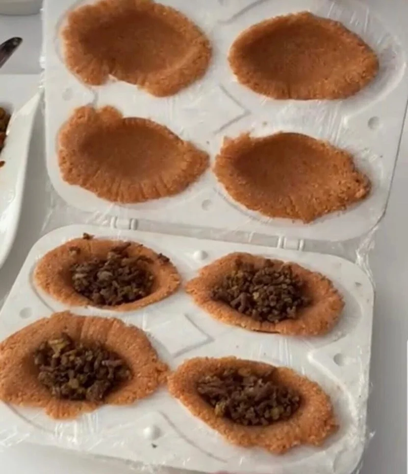 Rennway Practical Kibbeh - Filled Cookie Making Apparatus 3 Pieces