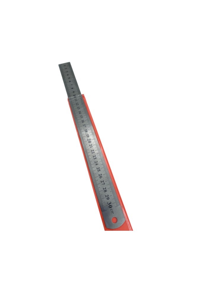 Simba Metal ruler 30 cm, 20 g with plastic sleeve – Simba - Image 1