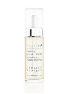 Kerstin Florian Kerstin Florian Organic Clarifying Lavender Facial Oil  Moisturizing Face Oil with Sea Buckthorn Argan  Jojoba Oils for All Skin Types  1 fl oz 