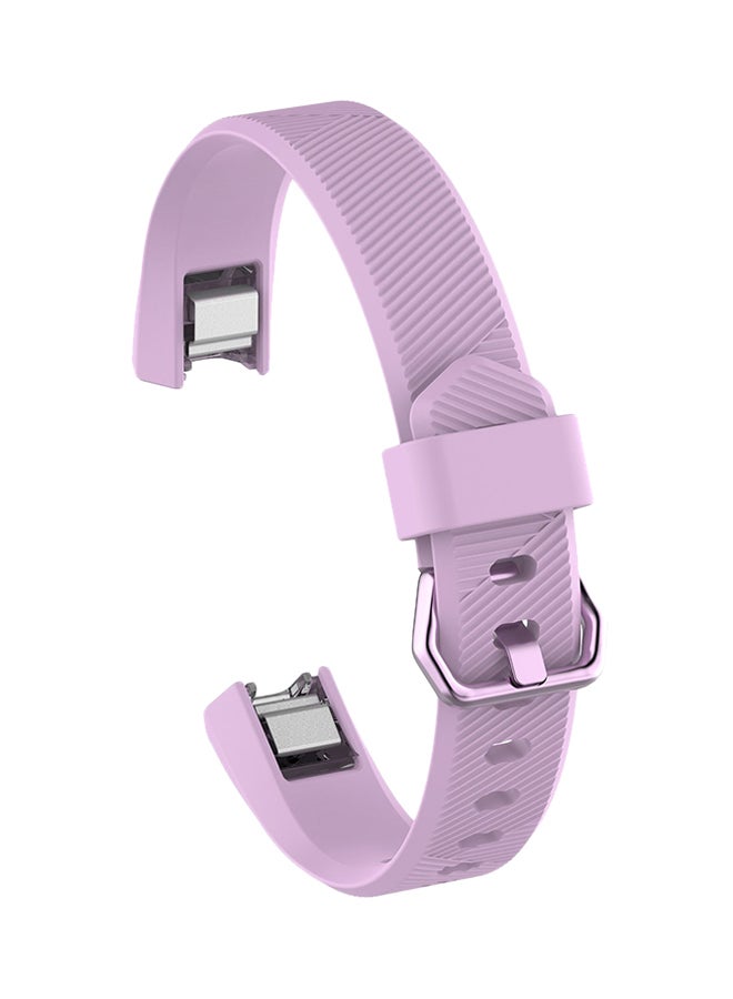Replacement Sport Wrist Band For Fitbit Alta HR Light Purple - Image 1