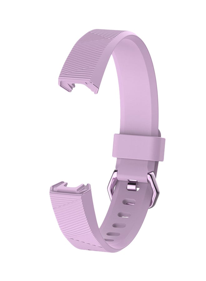 Replacement Sport Wrist Band For Fitbit Alta HR Light Purple - Image 2