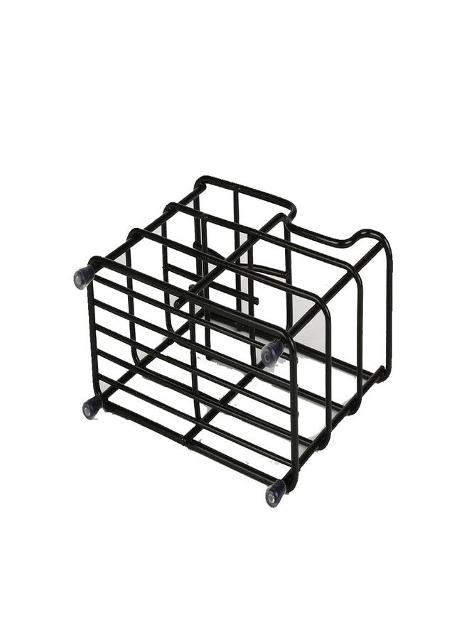 Wbbog Toothbrush Holder for Bathrooms, Stainless Steel Bathroom Black Toothbrush and Toothpaste Holder - Image 5