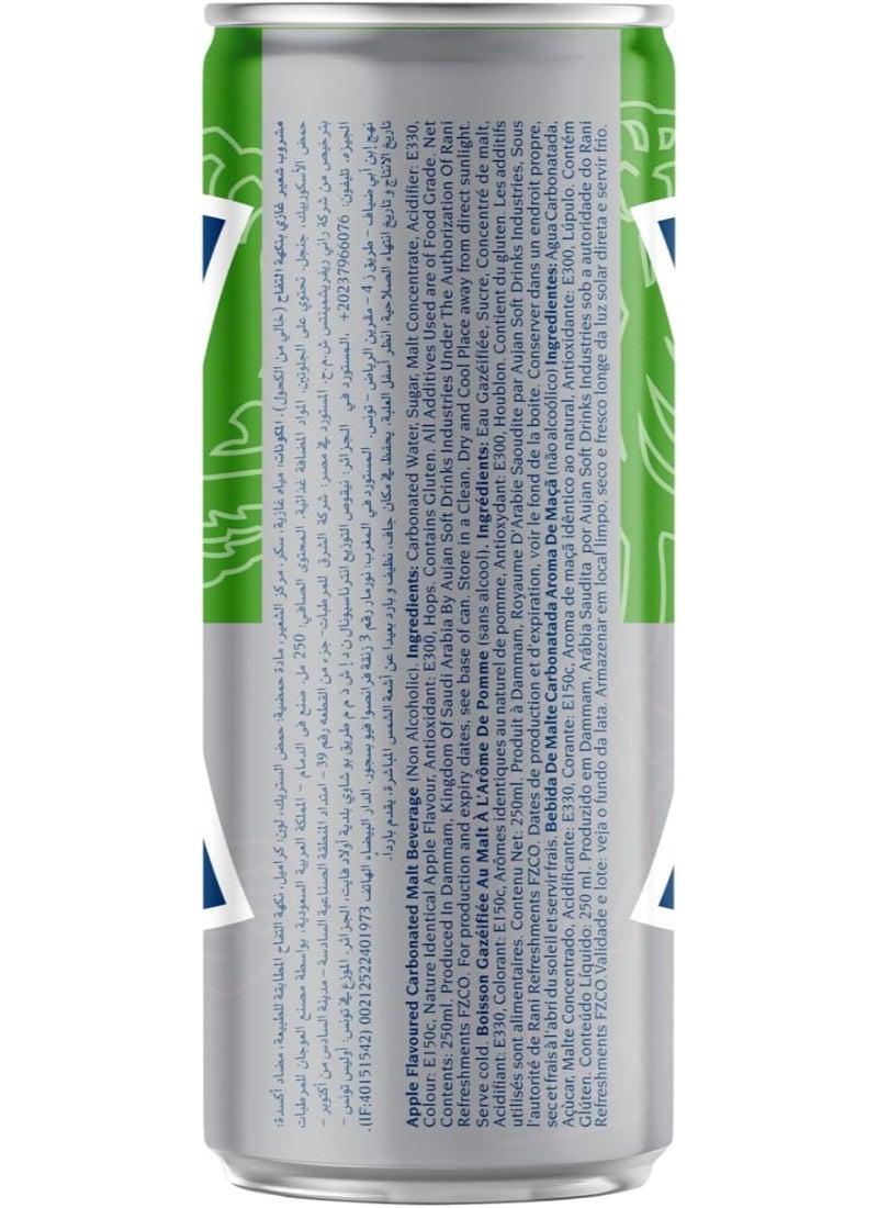 باربيكان مشروب شعير خالية من الكحول بنكهة التفاح 6x250مل - Image 3