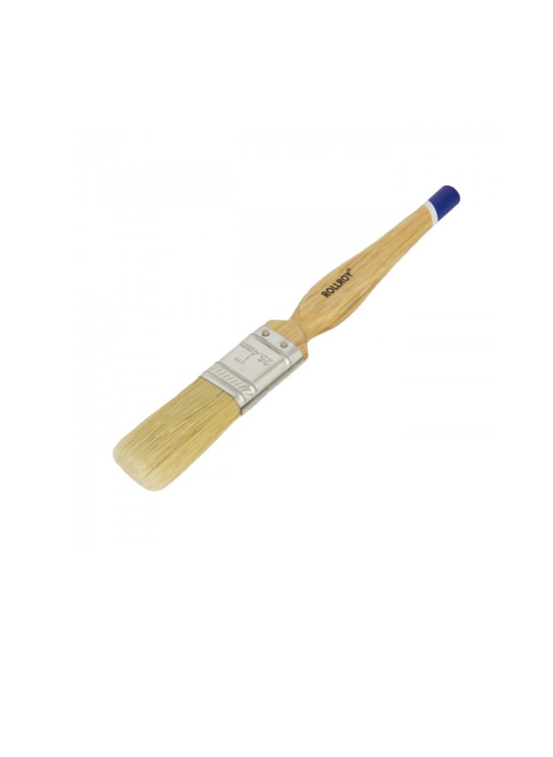 Roll Roy Rollroy Blue Tip 1 Inch Paint Brush White Bristle  - Image 2