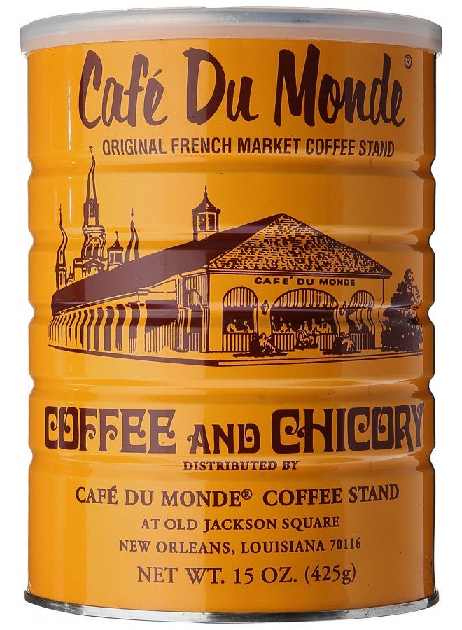 Cafe Du Monde Cafe Du Monde Coffee Chicory, 15 Ounce Ground  - Image 2