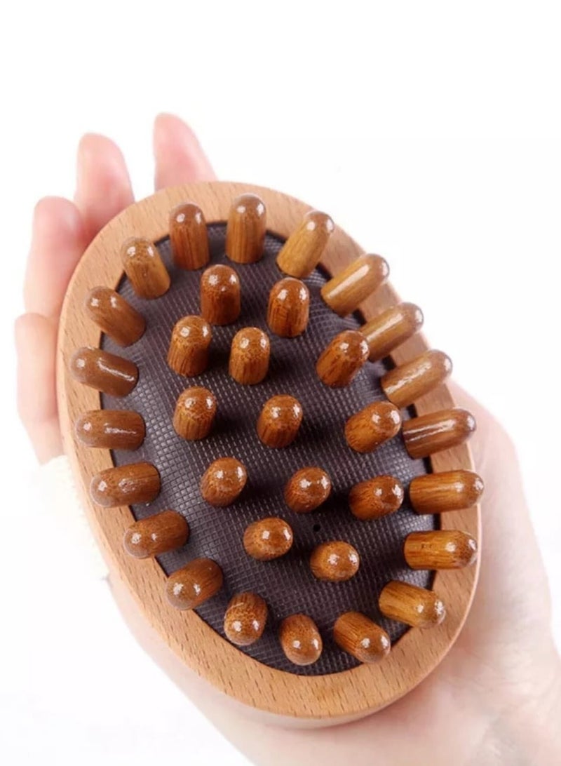 Loquat Anti-Cellulite Slimming Body Massage Relaxation Brush - Image 3