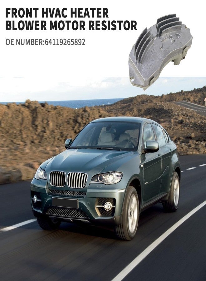 Bomunik مقاومة محرك منفاخ التكييف الأمامي من بومونيك لسلسلة X5 X6 E70 E71 E72 E81 E82 E88 E90 64119265892 - Image 2