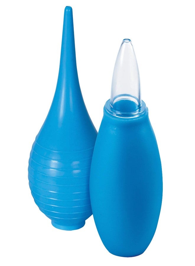 EZY DOSE Kids Ear Syringe and Nasal Aspirator, Sinus Relief and Mucus Sucker for Baby and Toddler, Easy to Clean and Dishwasher Safe, Blue, BPA Free - Image 1