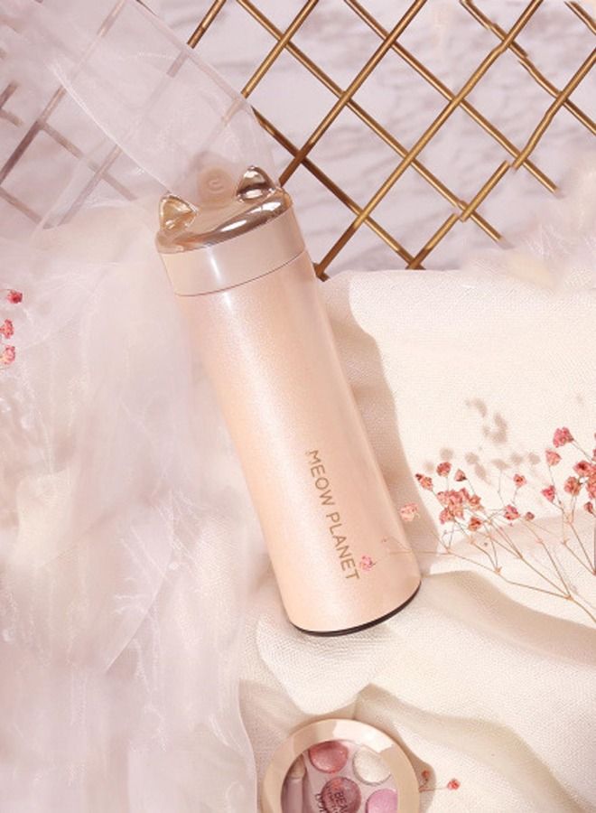 2-Piece Cute Cat Vacuum Water Bottle 280ml  - Image 3