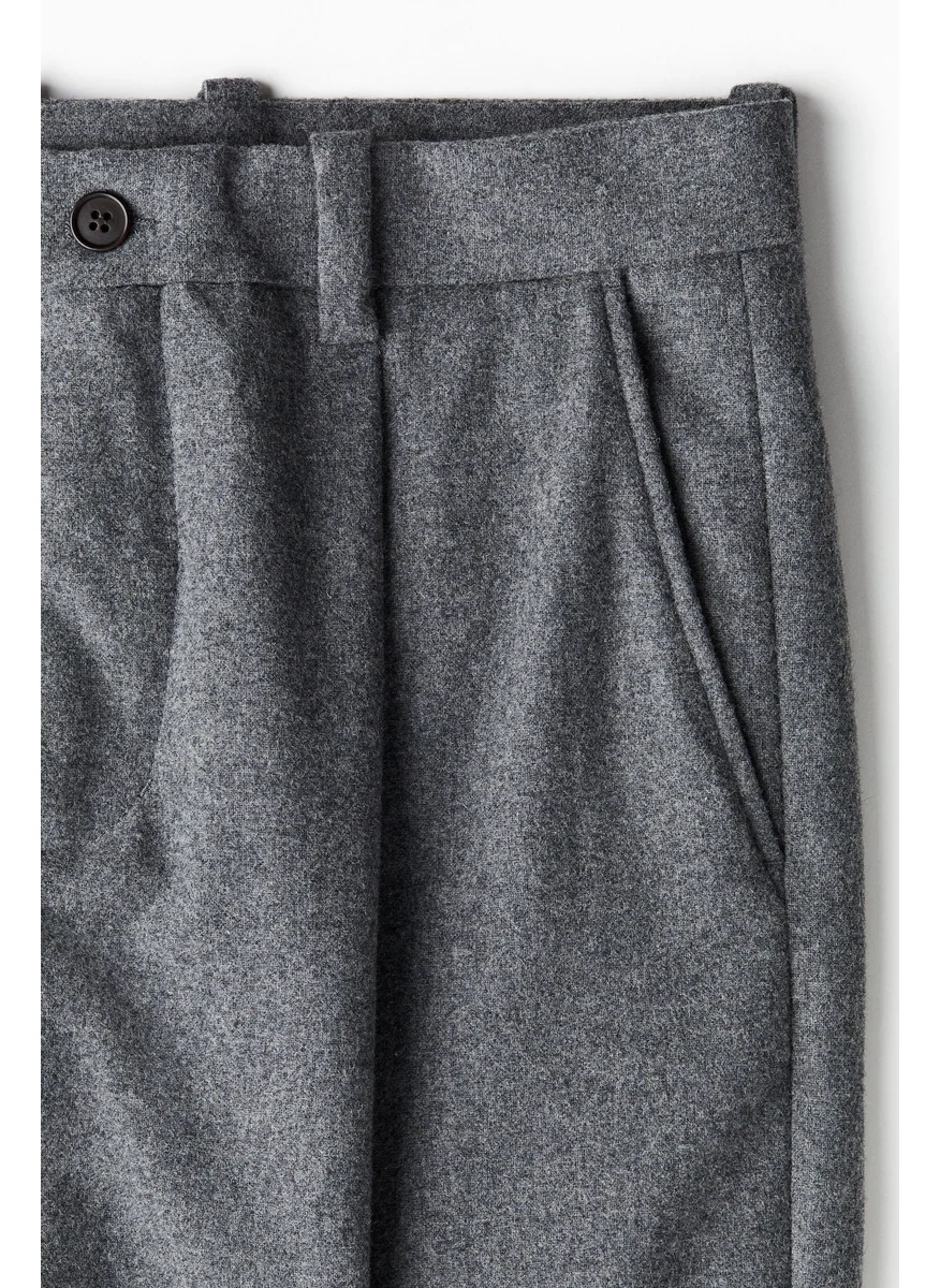 اتش اند ام Regular Fit Felted Trousers