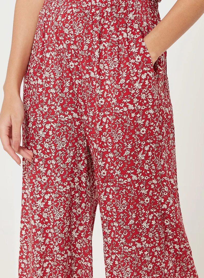 Ginger Printed Slit Pants