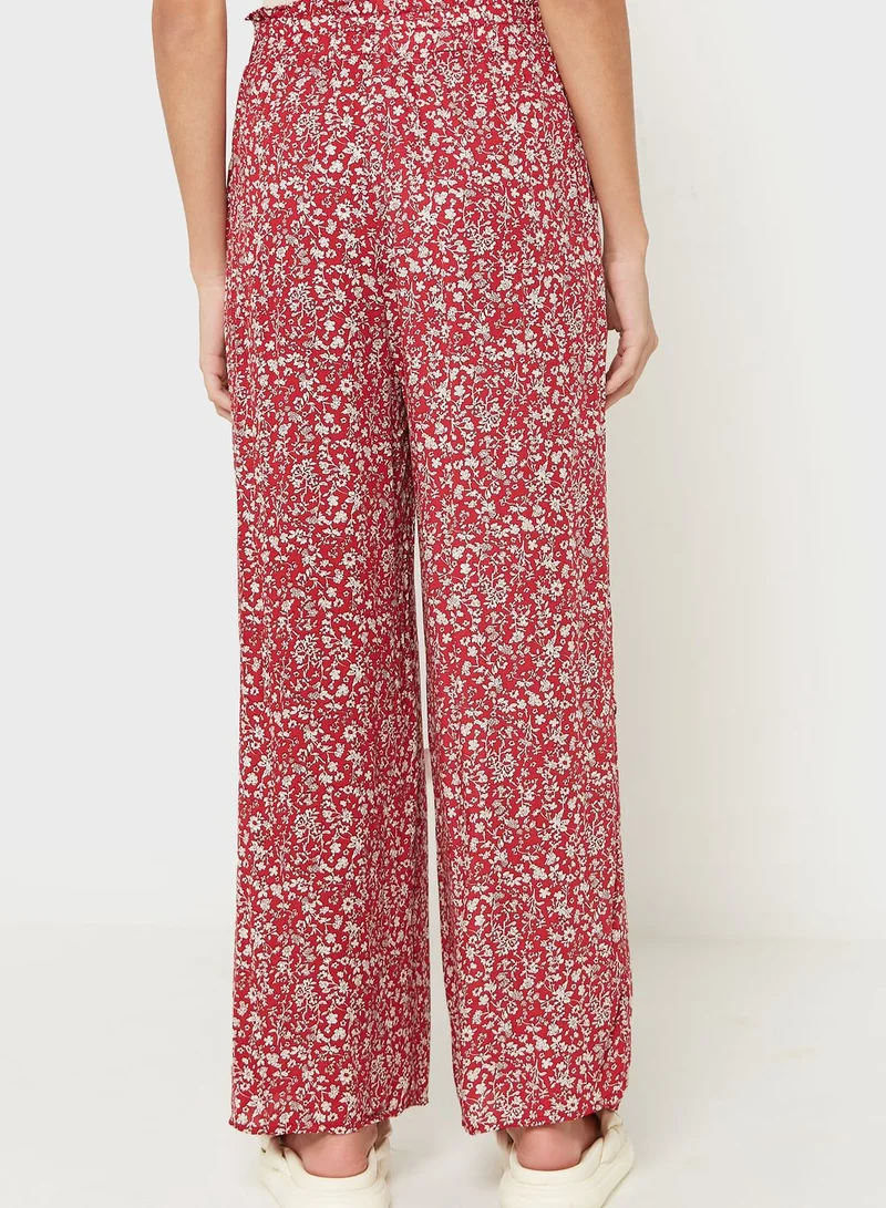 Ginger Printed Slit Pants