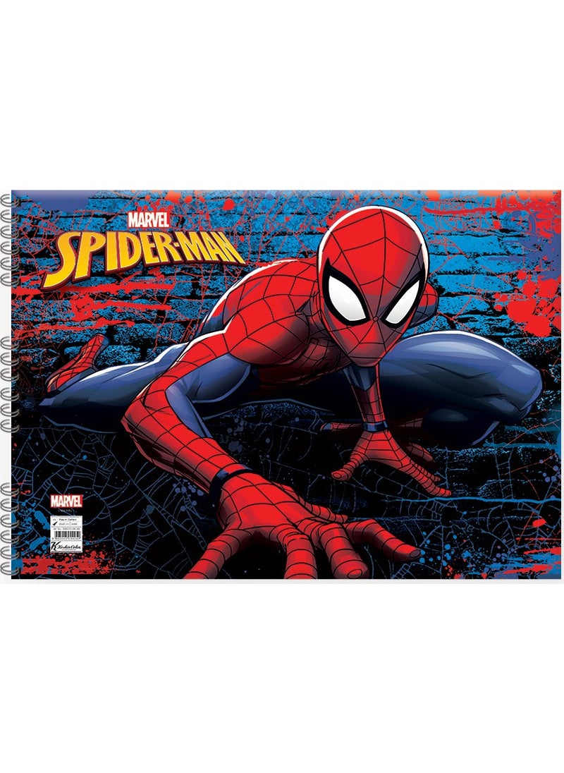 Keskin Color Sharp Color Spiderman 25 x 35 Drawing Book - 4 Pieces  - Image 1