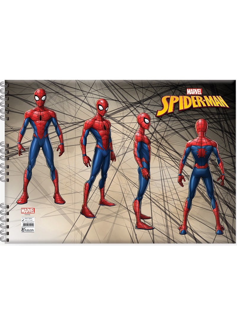 Keskin Color Sharp Color Spiderman 25 x 35 Drawing Book - 4 Pieces  - Image 2