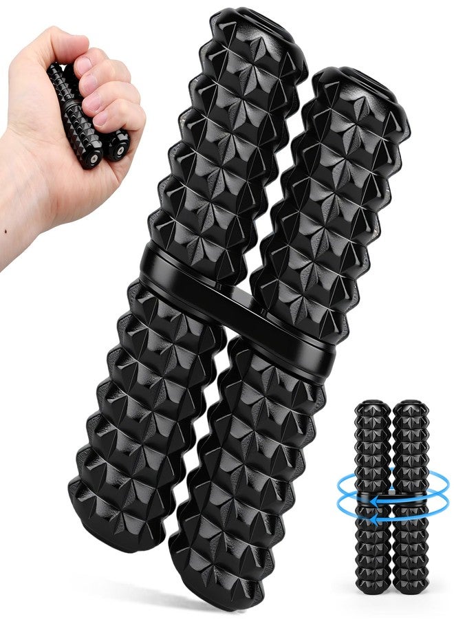 Dilabnba Hand Roller Pain Fidget Toy for Adult Anti Anxiet Stress Relief, Metal Thumb-Press Massage Style for Promotes Focus Clarity, Gift for Valentine Easter Chamstic, 15+ - Black - Image 1