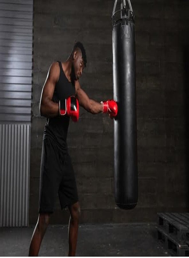 Fazzul Punching Bag for Home Heavy Duty Black Boxing Punching Bag with Stainless Steel Hanging Chain 2Feet Unfilled Synthetic Leather for (MMA,Kickboxing,Muay Thai,Taekwondo,Judo,Karate). Black (2FT) - Image 5