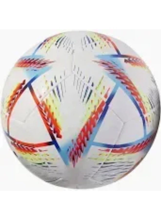 كرة قدم تدريبية مقاس 5 – كرة متينة من الجلد الصناعي للاستخدام الداخلي والخارجي - Image 5