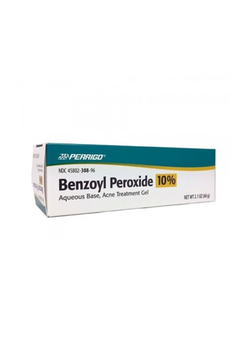 PERRIGO Padagis Benzoyl Peroxide 10% Acne Treatment Gel 2.1 oz / 60g