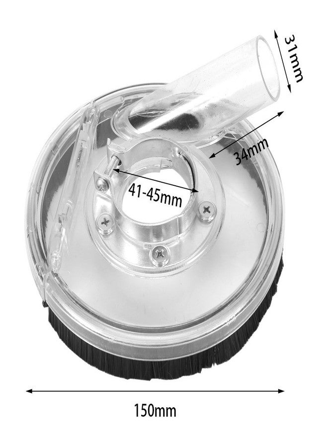 GOTOTOP Grinder Dust Shroud 80-125Mm Clear Vacuum Dust Shroud Dry Grinding Cover For Angle Grinders Hand Grinder - Image 4