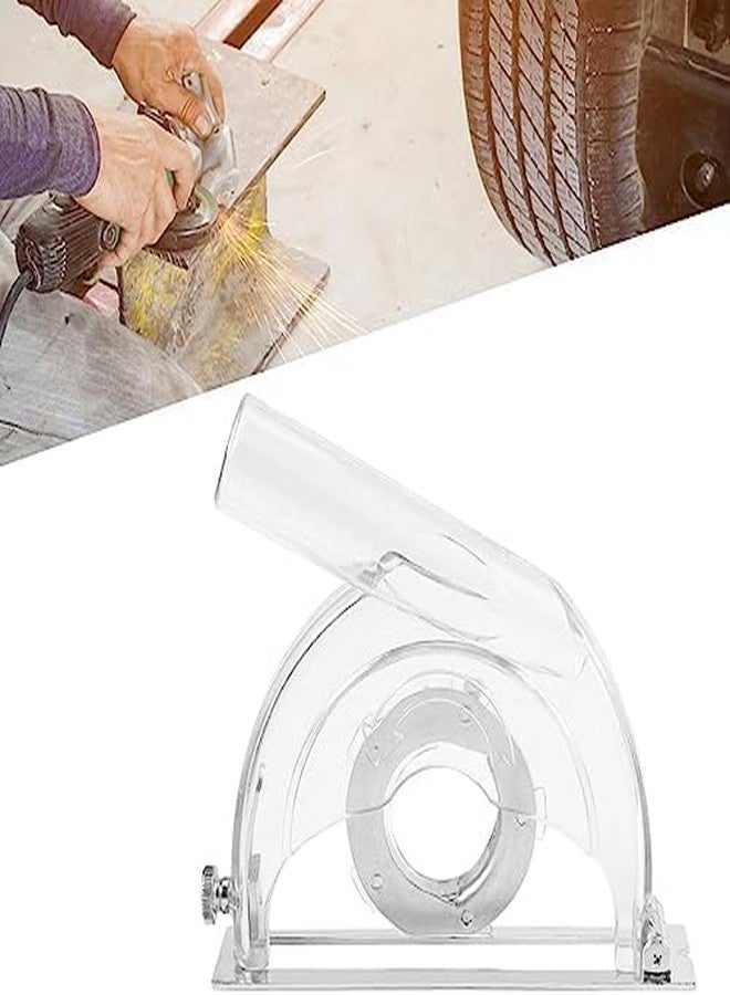 GOTOTOP Grinder Dust Shroud 80-125Mm Clear Vacuum Dust Shroud Dry Grinding Cover For Angle Grinders Hand Grinder - Image 5