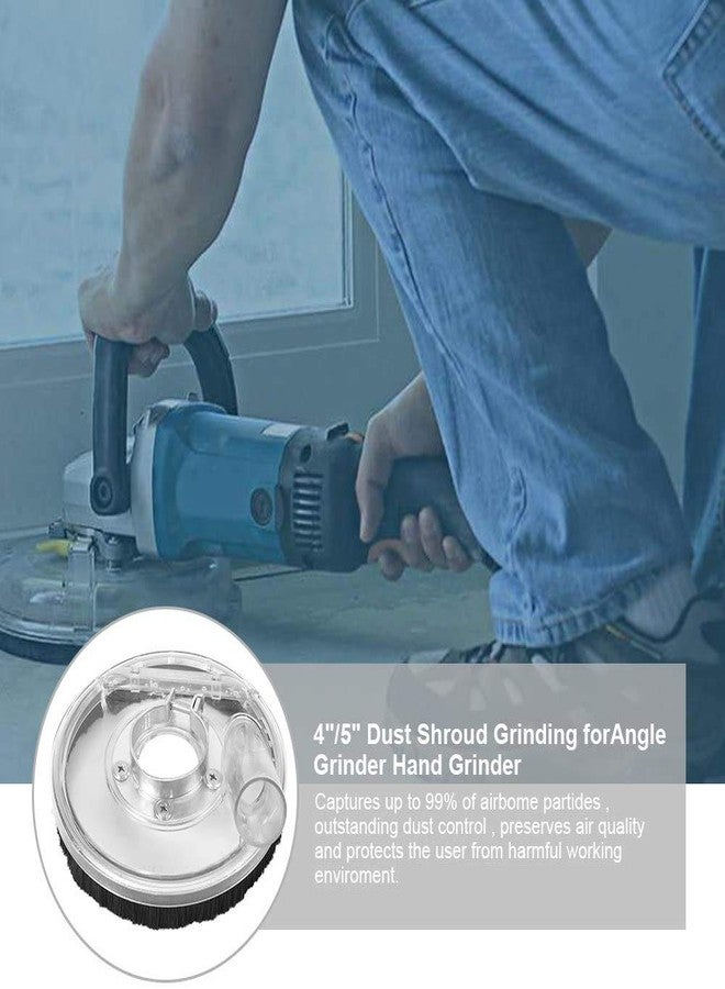 GOTOTOP Grinder Dust Shroud 80-125Mm Clear Vacuum Dust Shroud Dry Grinding Cover For Angle Grinders Hand Grinder - Image 2