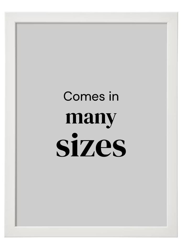 FISKBO Wall Picture Frame, Wall Hanging Photo Frame, Mounted Frame for Home, Office (Plastic & Fibreboard) White 30 x 40 cm - Image 1