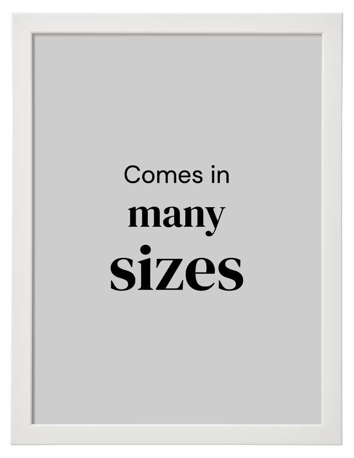 FISKBO Wall Picture Frame, Wall Hanging Photo Frame, Mounted Frame for Home, Office (Plastic & Fibreboard) White 30 x 40 cm - Image 1