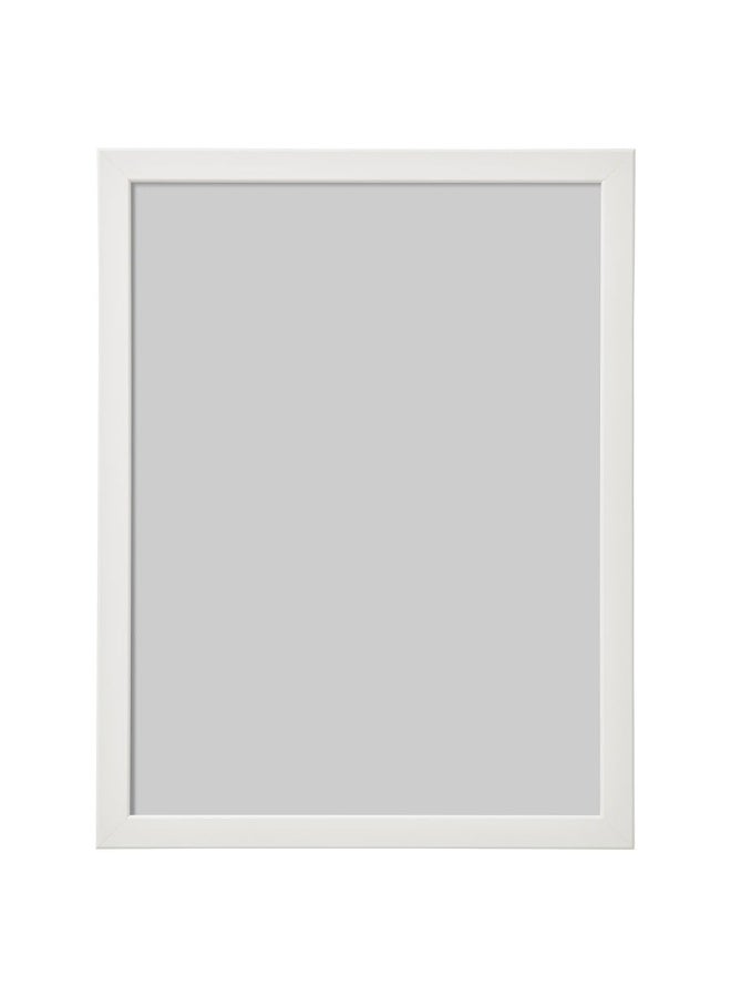 فيسكبو إطار صور أبيض 30×40 سم (12×16 بوصة) - إطار حائط خفيف الوزن بواجهة بلاستيكية مقاومة للكسر، عرض أفقي ورأسي، إطار صور عصري بسيط للمنزل والمكتب وغرفة الأطفال - Image 1