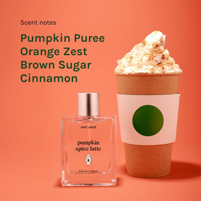 Just Juice Pumpkin Spice Latte - Warm Vanilla Perfume for Women and Men - Pumpkin Spice Perfume with Nutmeg, Cinnamon, Tonka Bean - 3.4 oz - Image 3
