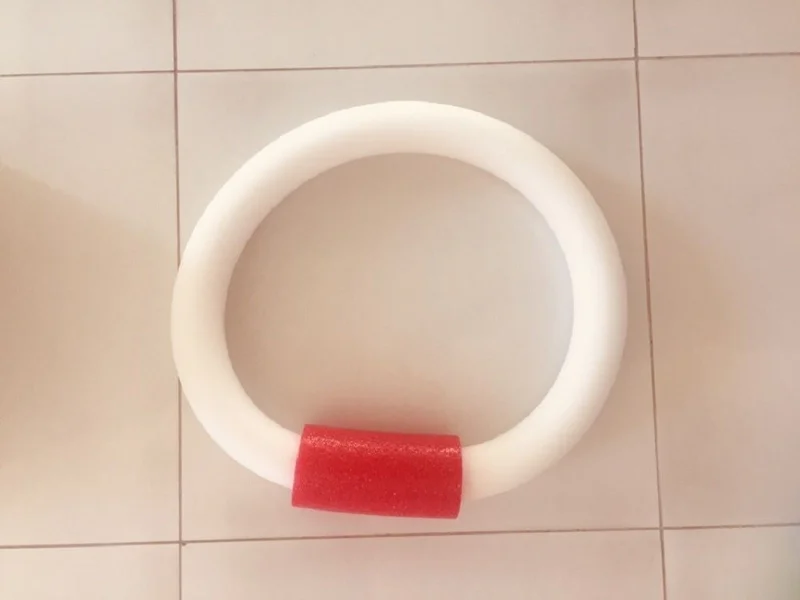 ريلفوم Interlocking Sea and Pool Noodles, Swimming Noodles - White-Red