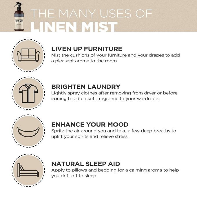 DRMTLGY Natural Green Tea Linen and Room Spray. Pure Essential Oils for a Pillow Spray, Linen Mist, and Fabric Spray. Aromatherapy Spray for Relaxation and Sleep, 8 oz - Image 2