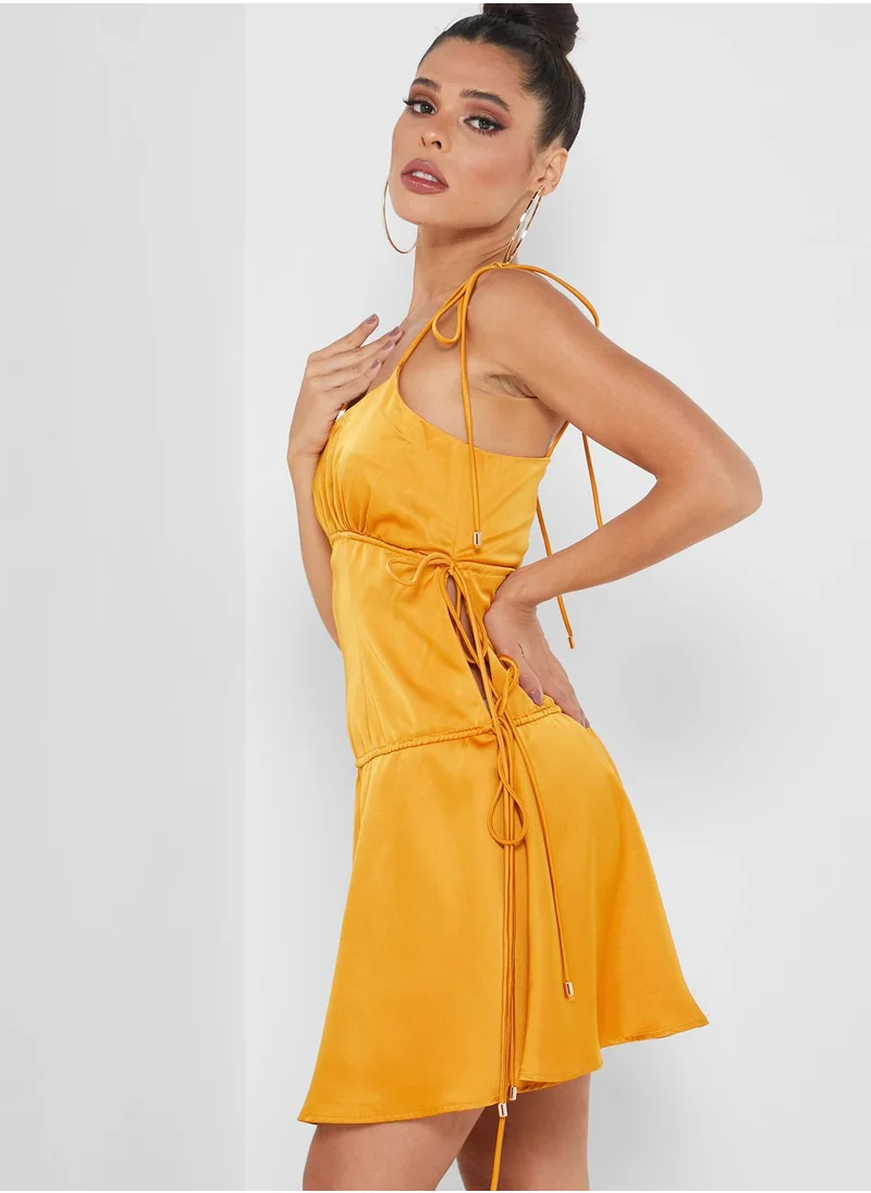 Amy Lynn Tie Detail Strappy Dress