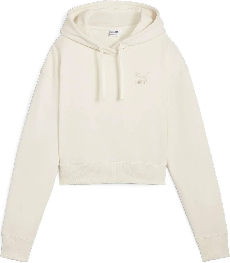 بوما Women No Color Better Classics Cropped Hoodie Tr Beige Women's Sweatshirt