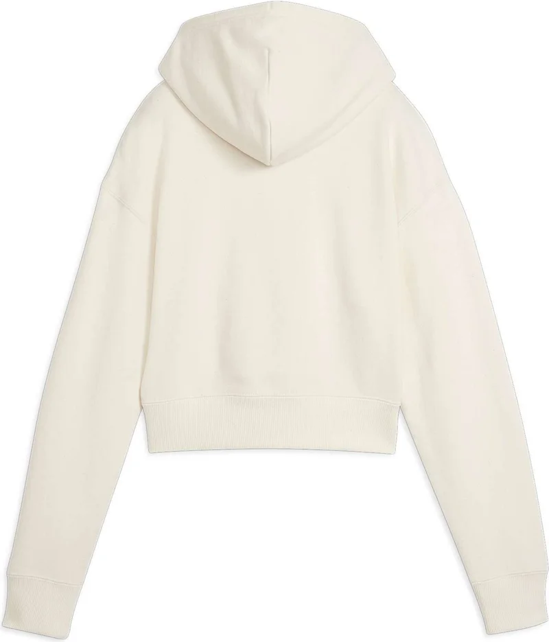 بوما Women No Color Better Classics Cropped Hoodie Tr Beige Women's Sweatshirt