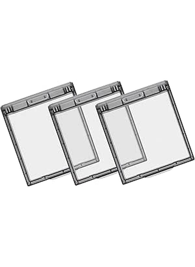 3 Waterproof Socket Protector Covers Adhesive Light Guard Safety Lock for Bathroom Walls - Image 1