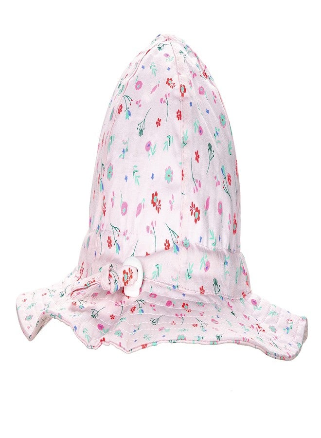 DASMINI Baby Girls Sun Hat Cute Flower and Grass Toddler Summer Outdoor Infant Beach Wide Brim Caps 6-24M - Image 3