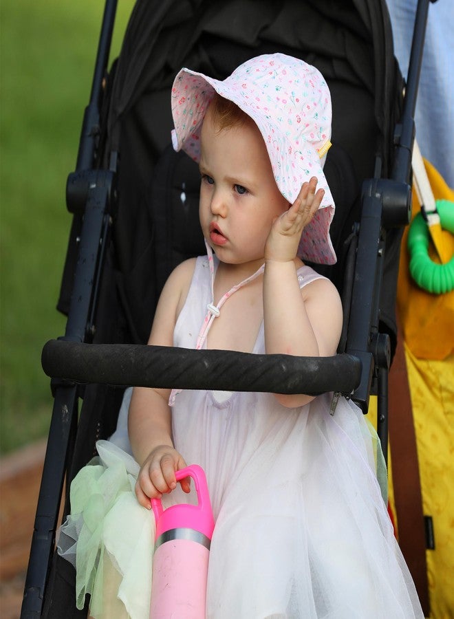 DASMINI Baby Girls Sun Hat Cute Flower and Grass Toddler Summer Outdoor Infant Beach Wide Brim Caps 6-24M - Image 5