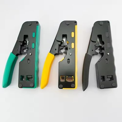 PARUHT Multifunctional Crimping Tool Wire Stripper Carbon Steel for Cat5, Cat7, RJ11 RJ12 RJ45 STP UTP,Any Assorted Color, 7CTMTOOL - Image 5