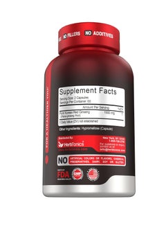 Herbtonics High Strength Ginseng Korean Red Panax Extract 120 Count  - Image 3