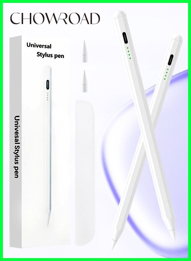 تشورود قلم ستيلاس لآيباد الجيلين التاسع والعاشر، قلم آبل بيسكل سريع الشحن، قلم آيباد للآيباد 2018-2025، قلم آيباد للآيباد برو 11/12.9 جيل 3/4/5، آيباد ميني 5/6، آيباد 6/7/8، آيباد إير 3/4/5 (بيت) - Image 1