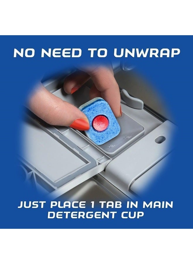 Finish Powerball Automatic Dishwasher Detergent, All in 1 Ultra Powerful Clean, 2.4 KG - 140 Tabs  - Image 2