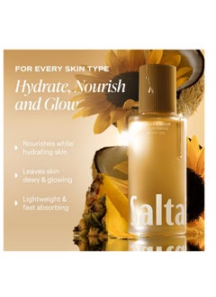 Saltair Saltair Body Oil. Luxurious Golden Hour After Shower and Bath Oil Moisturizer for Women. Botanical, Non-Greasy, and Well-Absorbing Lotion for Hydrating Dry Skin. 4oz Pump Bottle  - Image 3